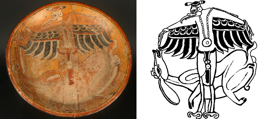 Plato trípode